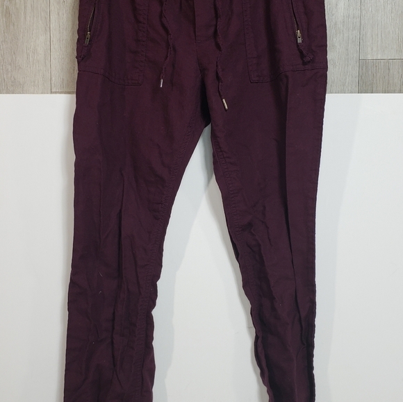 Gap Purple Casual Pants with Zippered Pockets - Picture 4 of 9